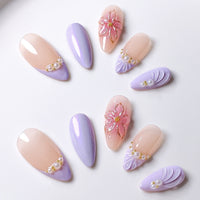 Purple Shell Flower