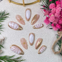 Gold Marble Swirl