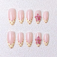 Cream Dot Blossom