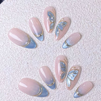 Blue Butterfly Gold