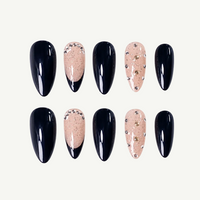 Black Glitter Tip