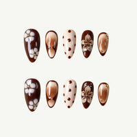 Cocoa Smudge Flower