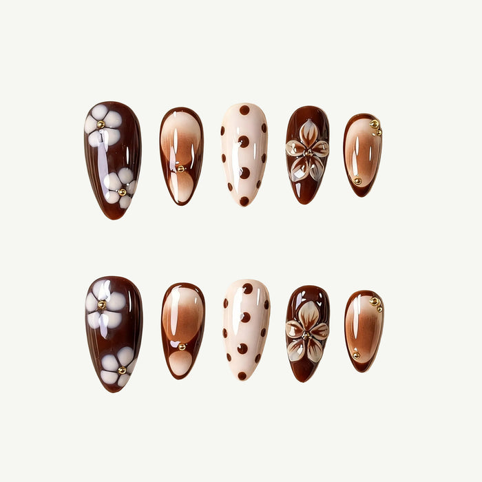Cocoa Smudge Flower