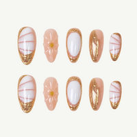 Gold Marble Swirl