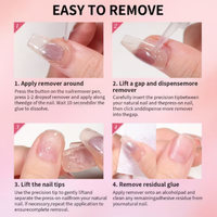 Semi-Solid Nail Glue & Gel Remover Duo
