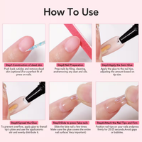 Semi-Solid Nail Glue & Gel Remover Duo