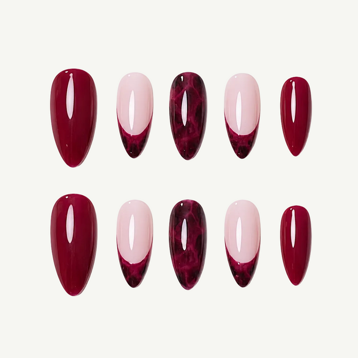 Wine Marble Ombre