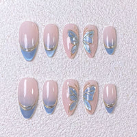 Blue Butterfly Gold