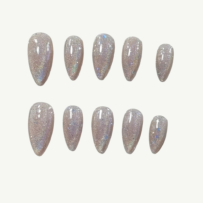 Blush Sequin Cat Eye